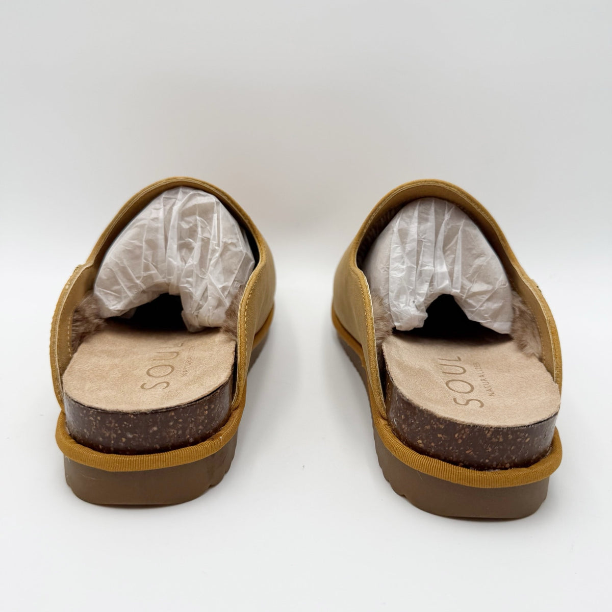 Soul Naturalizer Womens Amelia Clogs Size 8 Wide Camel Brown NIB