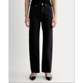 EVERLANE Women's The Way-High Jeans 28x27 US 6 Black Coal Straight Leg NWT