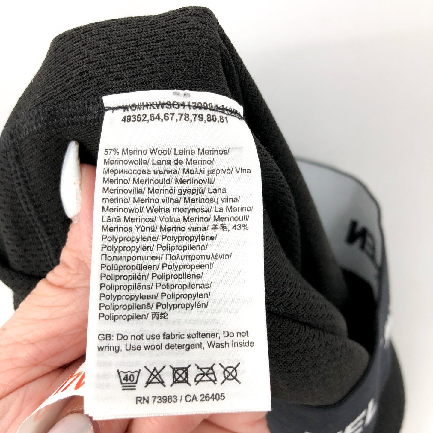 HELLY HANSEN Women's Lifa Merino Pants Black Base Layer Midweight MEDIUM