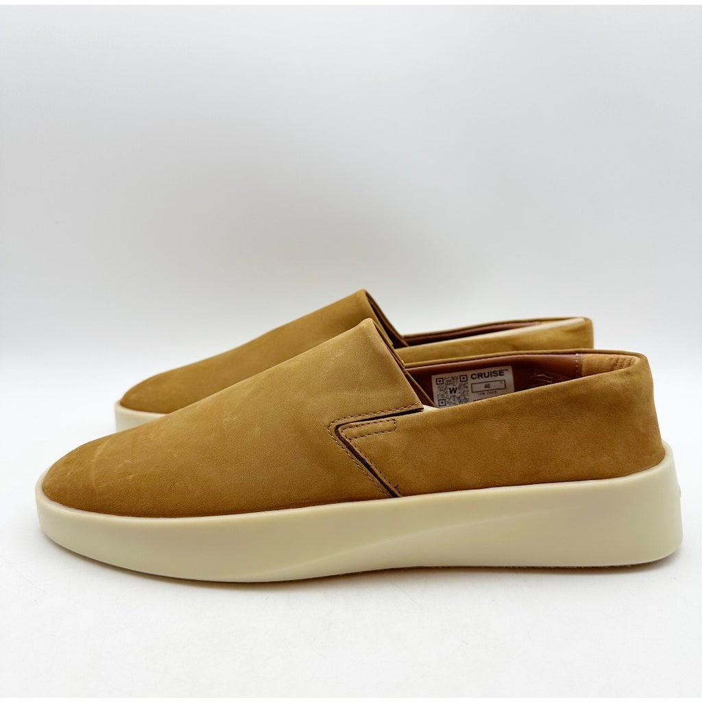 Wolf & Shepherd Cruise Slip On Shoes Men 7.5 Women 9 Brown Sandstorm Vanilla NIB