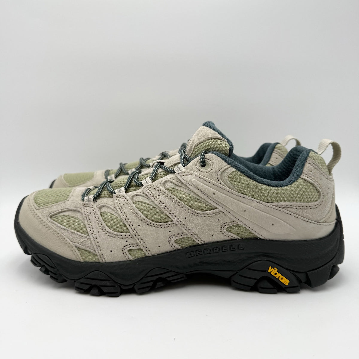 Merrell Mens Moab 3 Hiking Shoes Size 11.5 EU 46 Tan Green Suede J038307 NIB