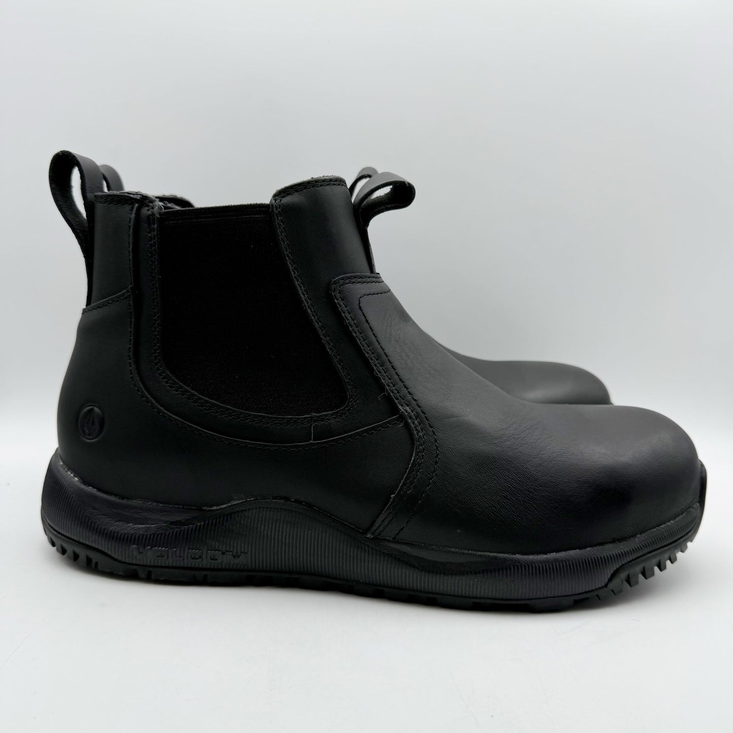 Volcom Mens Street Shield Station Tactical Boots US 11 Wide Black Slip-on CT NIB