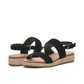LUCKY BRAND Women's Gloreah Espadrille Sandals Size 8.5 Black Cushioned NWOB