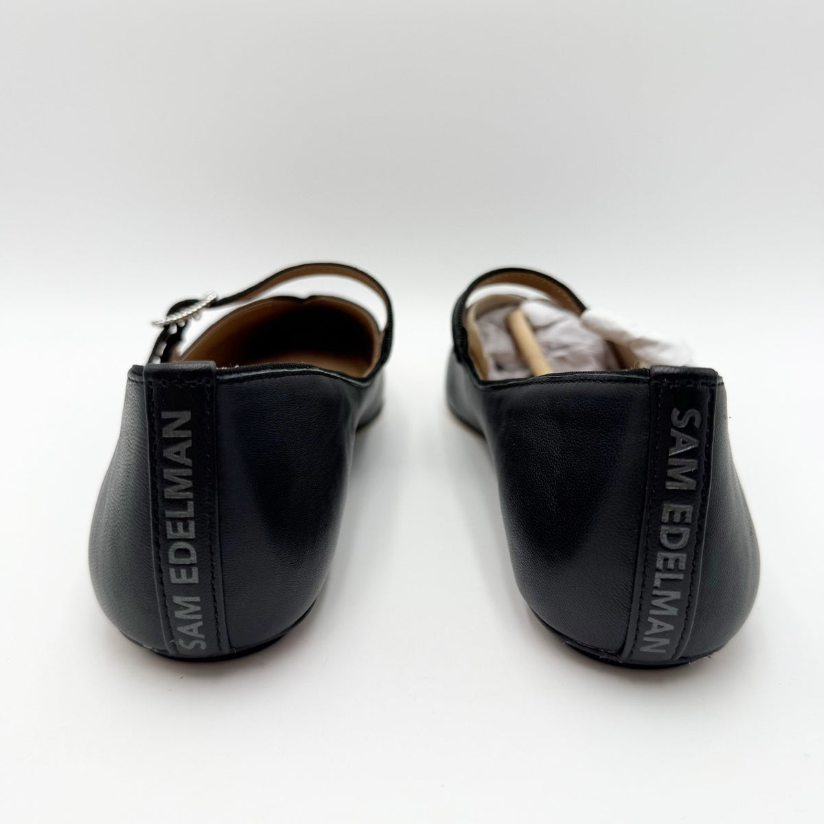 Sam Edelman Womens NOA Mary Jane Flats Size 7 M EU 37 Black Leather NIB