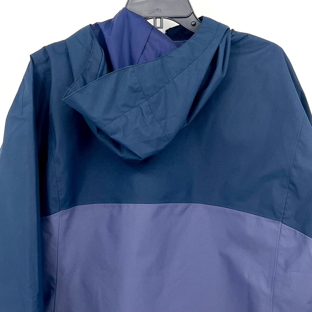 COLUMBIA Women's Hikebound II Rain Jacket XXL Navy Blue Waterproof NWT