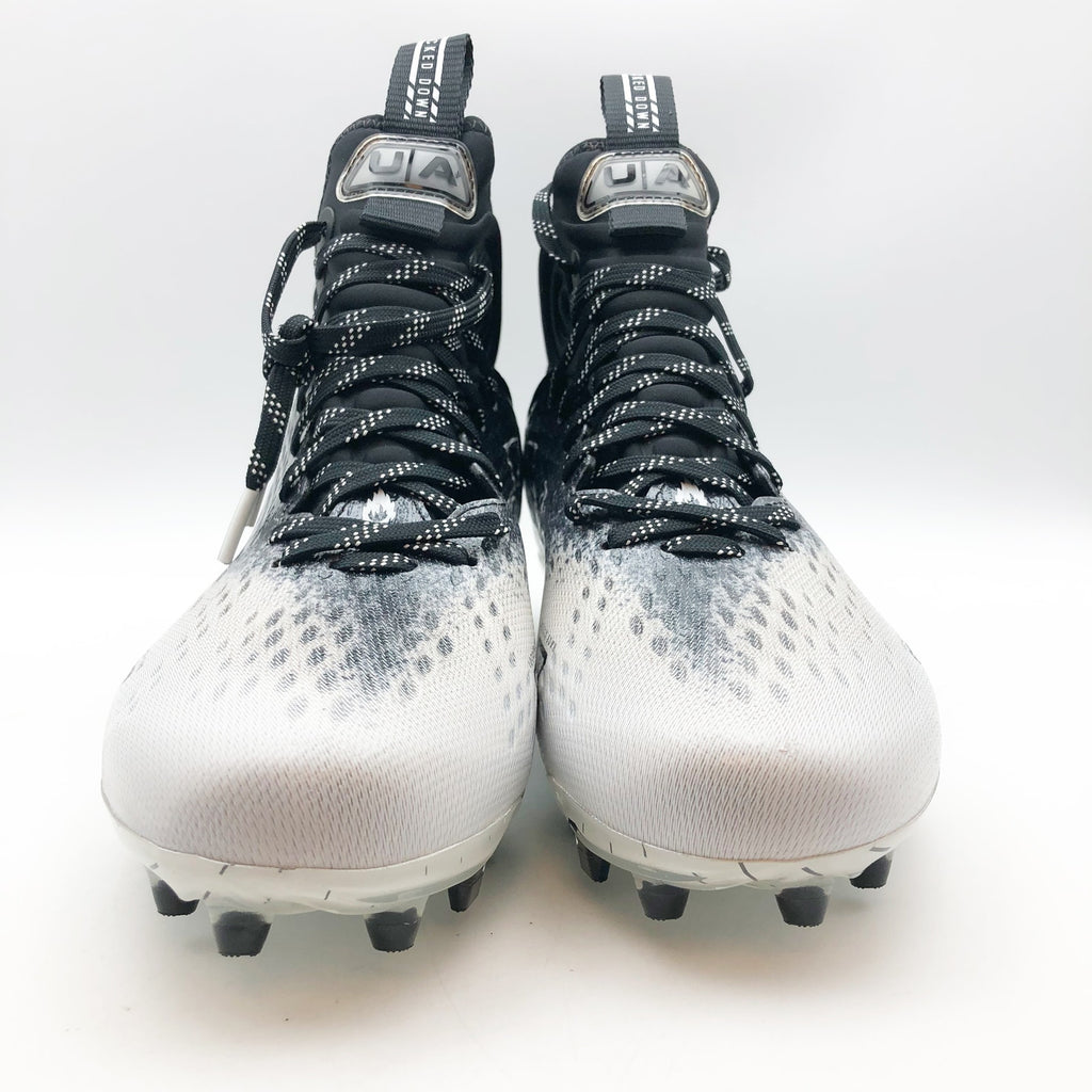 Under Armour Men's Spotlight Lux Mc 2.0 Football Cleats Size 8 Black White NWOB