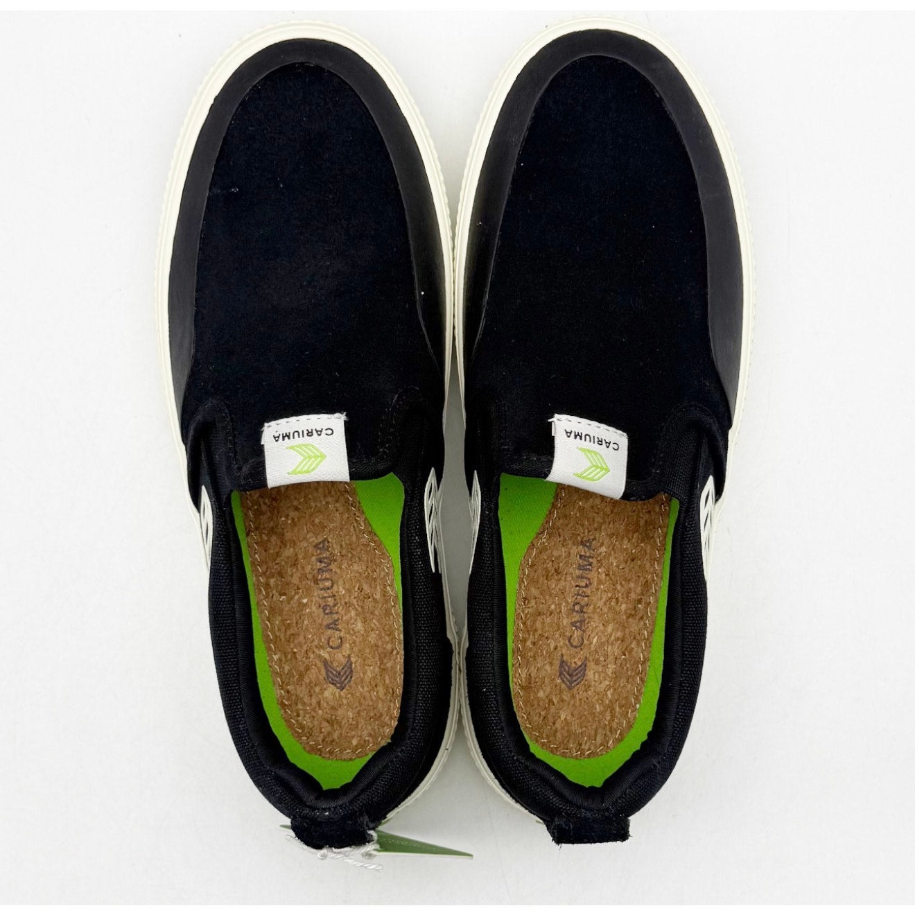 Cariuma Womens Skate Pro Slip On Sneakers Size 6.5 Black Suede NIB