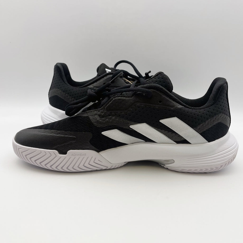 Adidas Women's CourtJam Control Athletic Shoes Size 9.5 Black White Tennis NIB