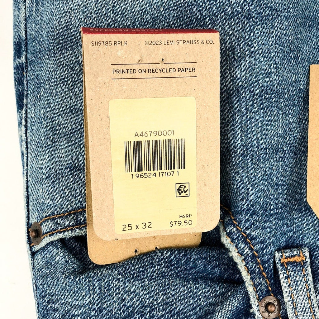 LEVI'S Women's Superlow Bootcut Jeans 25x32 Size 0 Medium Wash NWT A4679-0001