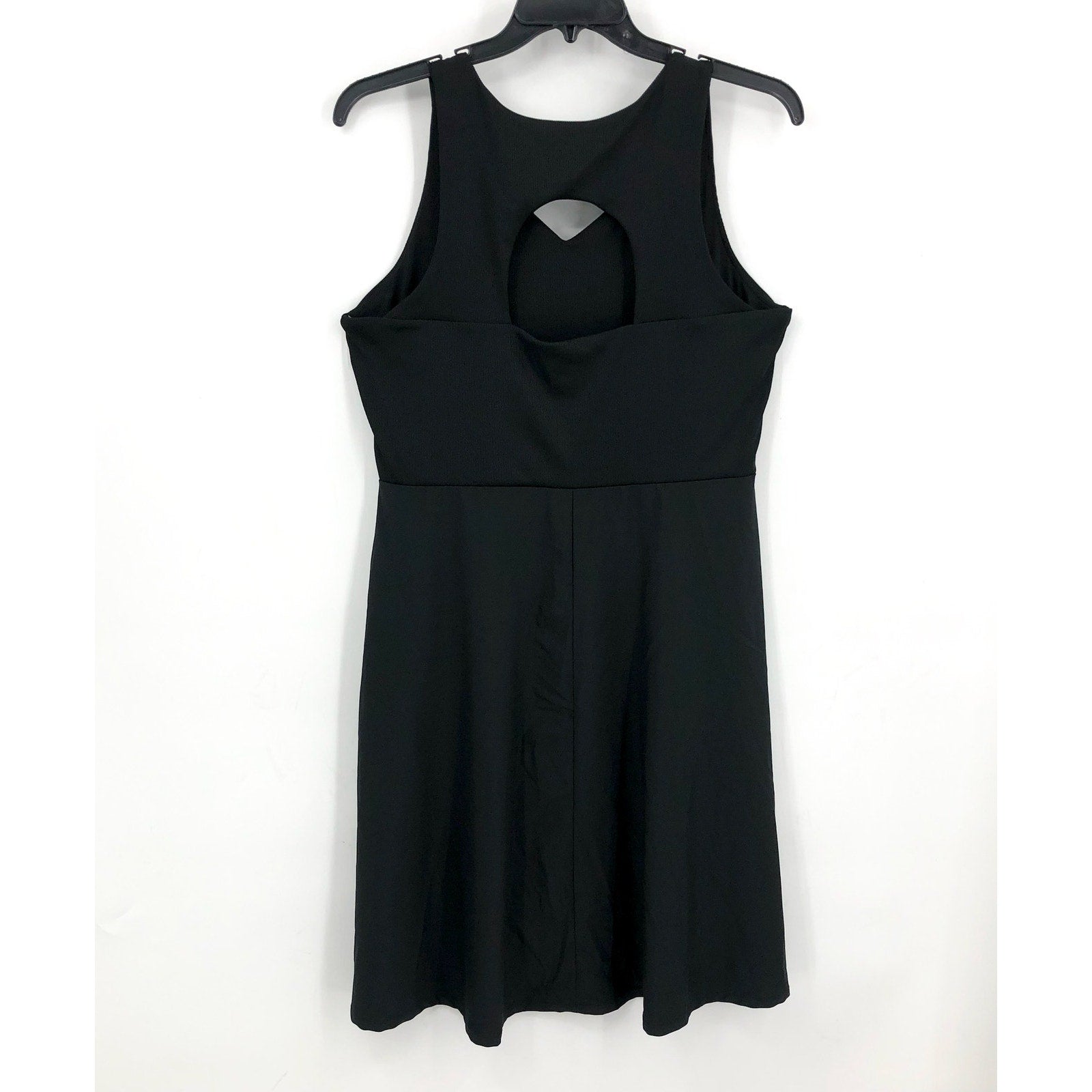 FREELY Women's Activewear Dress Medium Black Cut Out Back NWOT