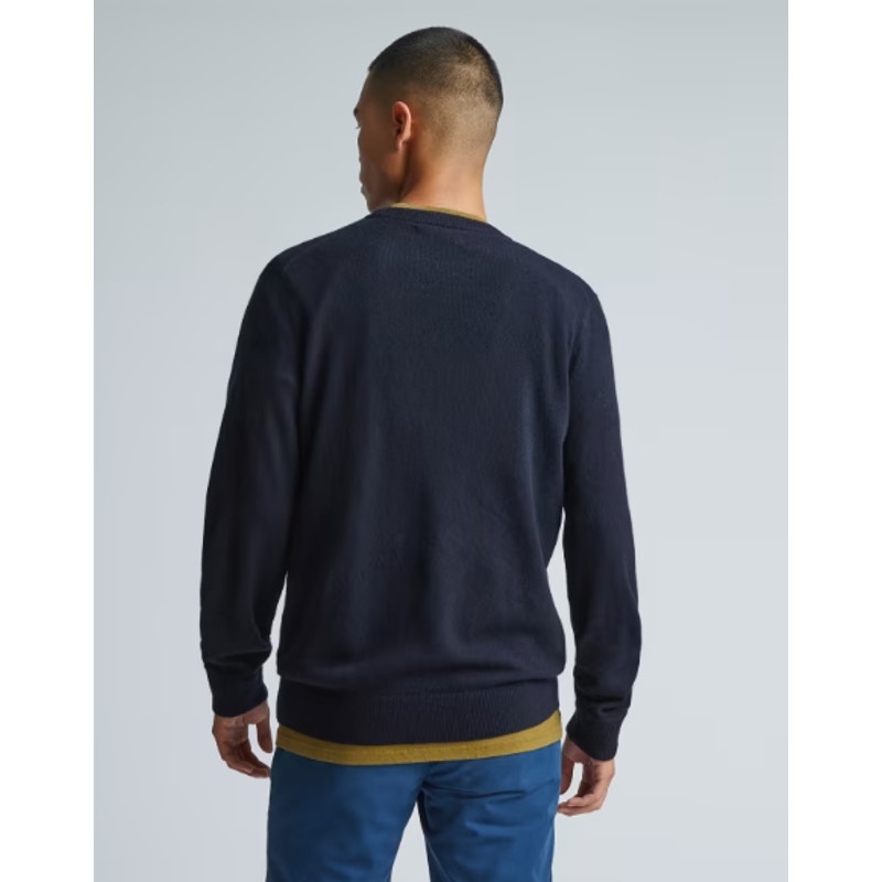 Everlane Mens Grade-A Cashmere Crew Sweater XS Dark Navy Blue NWT