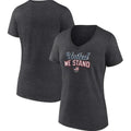 FANATICS Women's USA Victory United Olympics Tshirt Small Gray Charcoal NWT