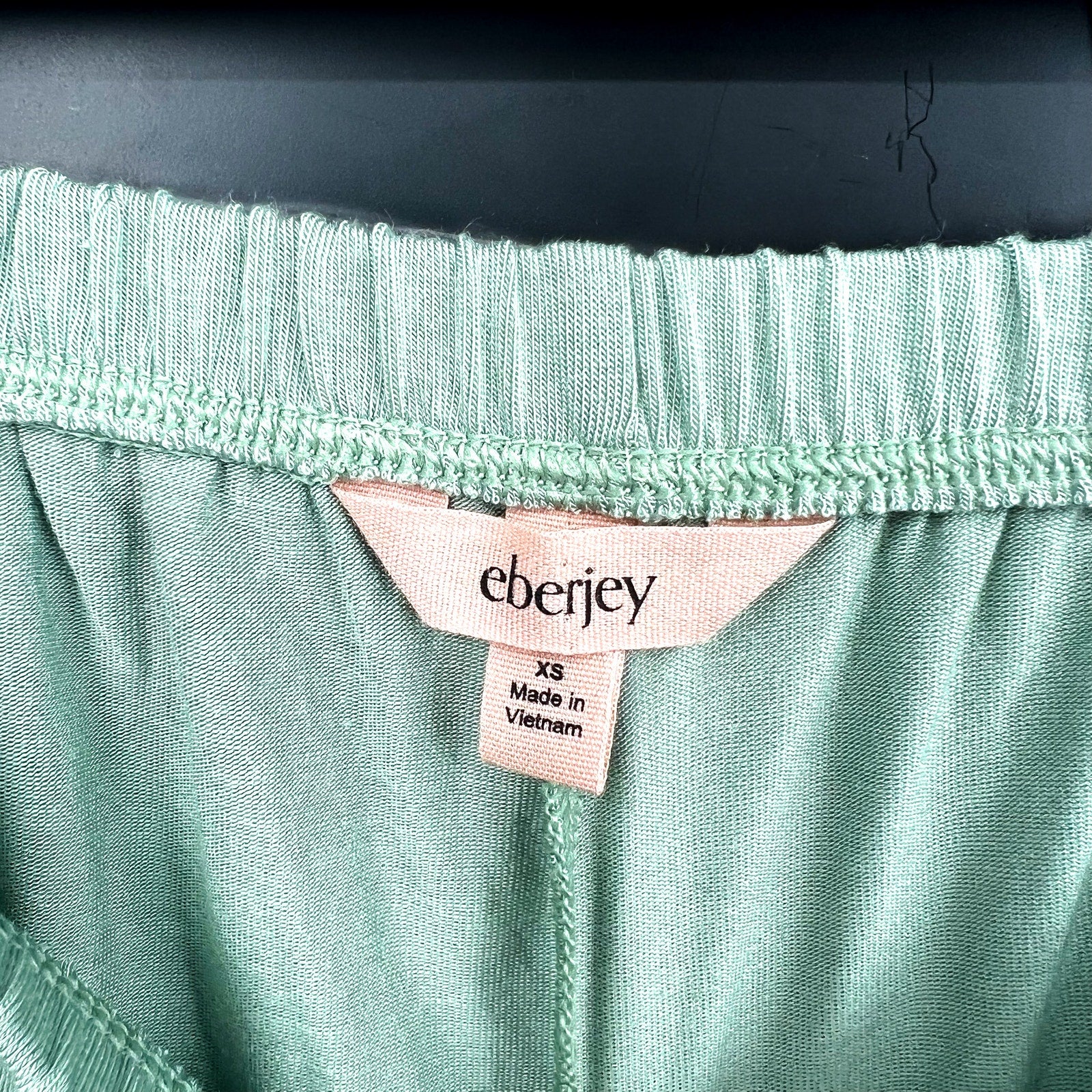 EBERJEY Gisele Relaxed Shorts PJ Set XS Eucalyptus Green TENCEL Modal NWT