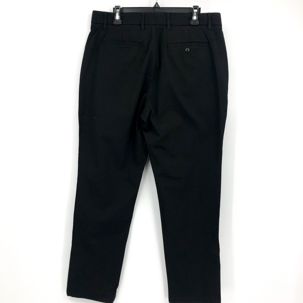 EVERLANE Uniform Mens Performance Chino Pants 28x30 Black Athletic Fit NWT