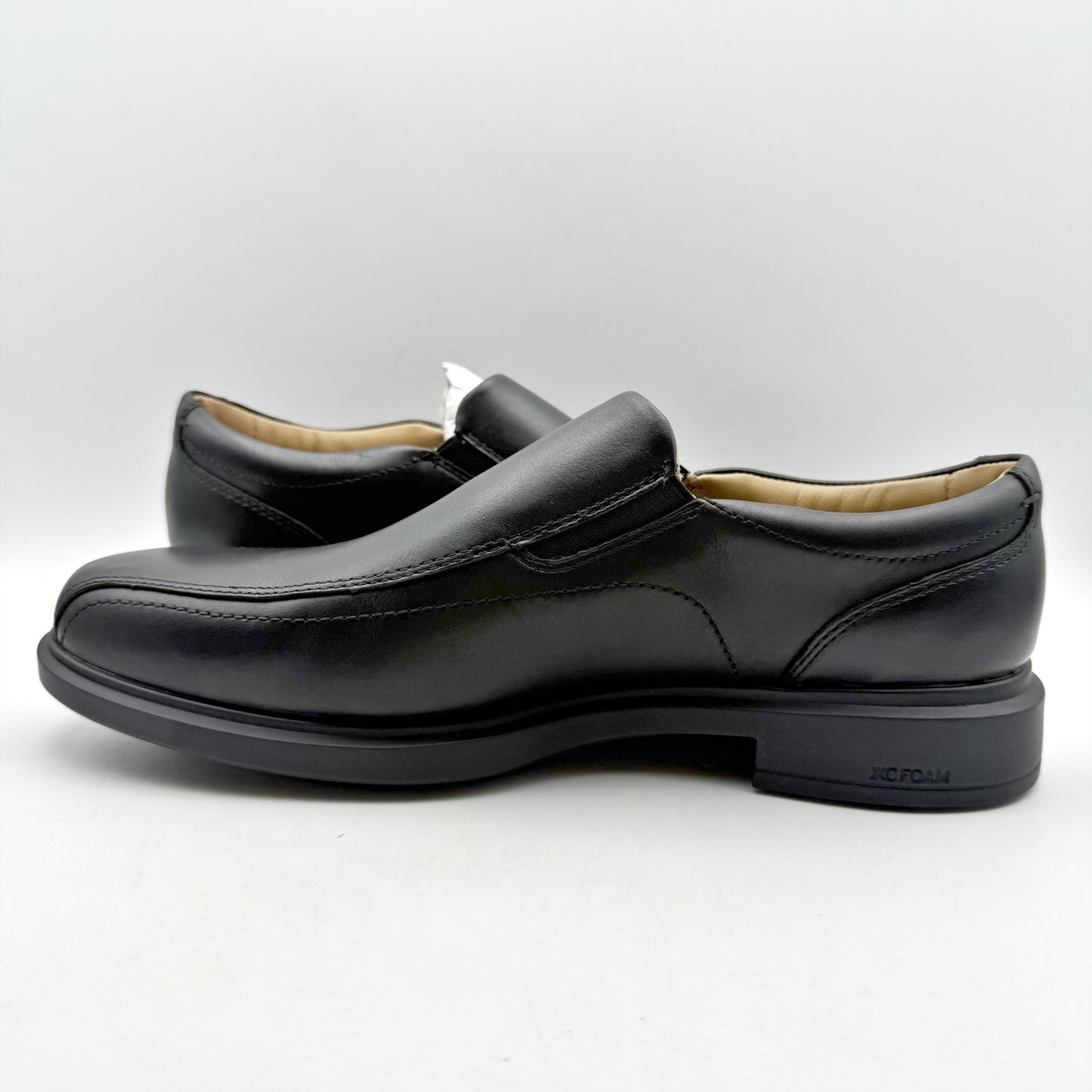 Johnston & Murphy Mens XC4 Stanton 2.0 Loafers US 10 M EU 43 Black Leather NIB