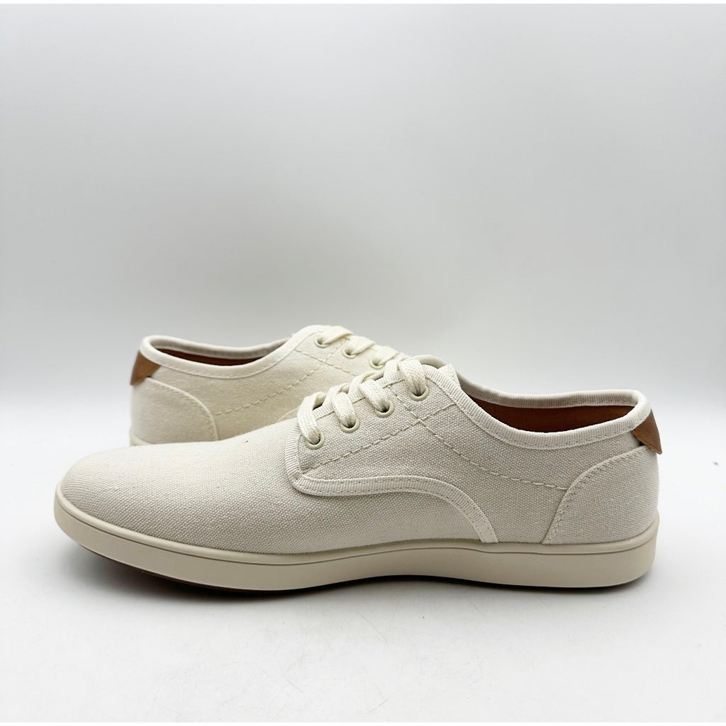 STEVE MADDEN Mens Fenta Casual Sneakers Size 9.5 M Cream White Fabric NIB