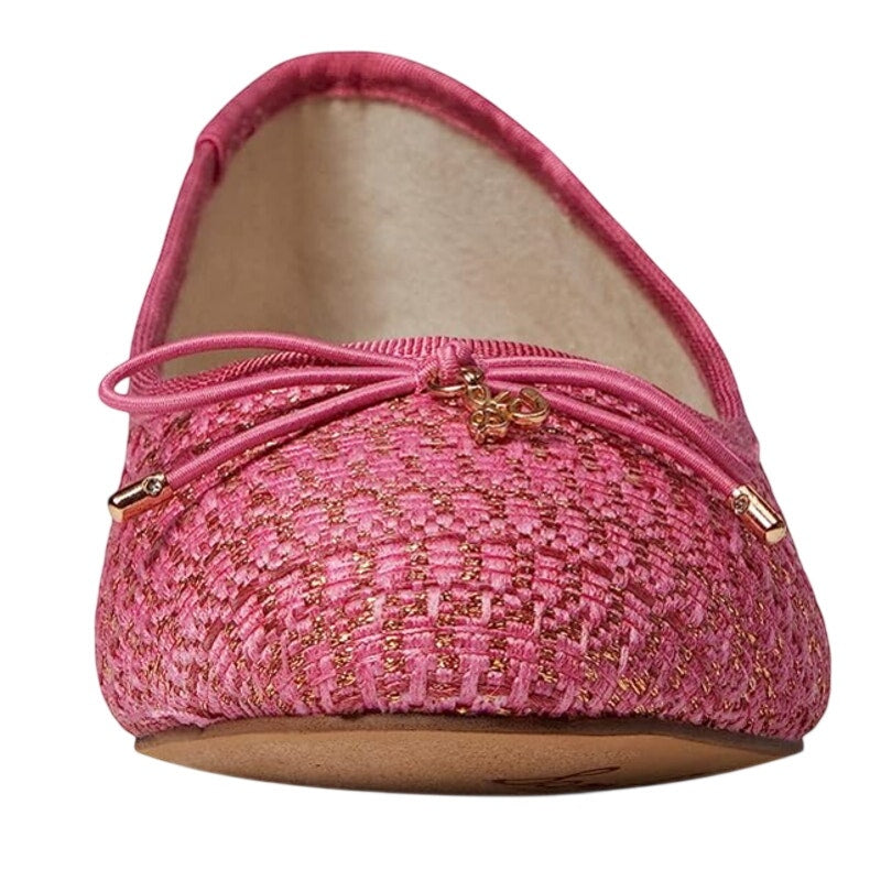 Sam Edelman Kids Felicia Ballet Flats US 1 M EU 32 Pink Vegan Leather NIB