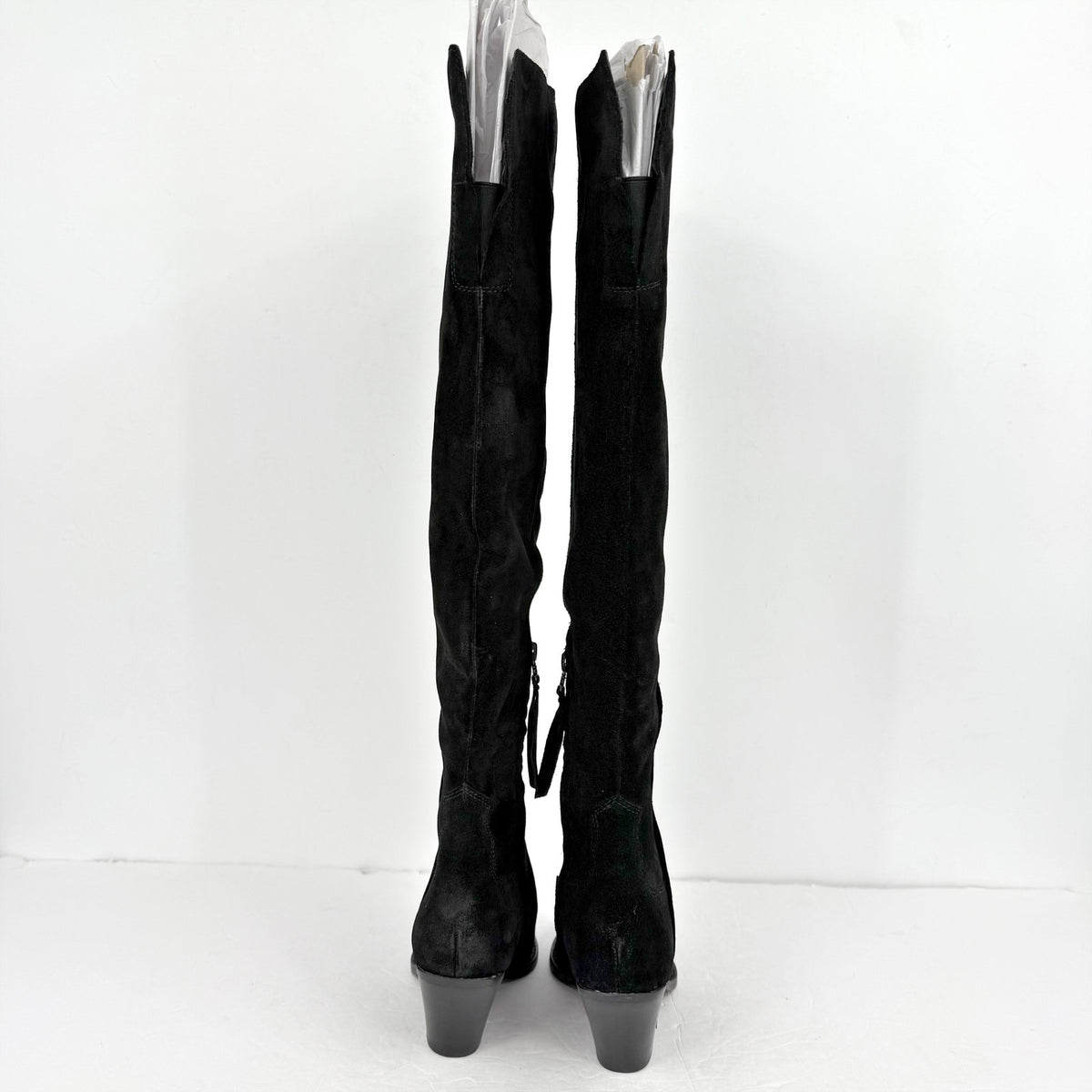 Sam Edelman Women Julee Over The Knee Boot Size 6 M Black Suede Leather NWOB