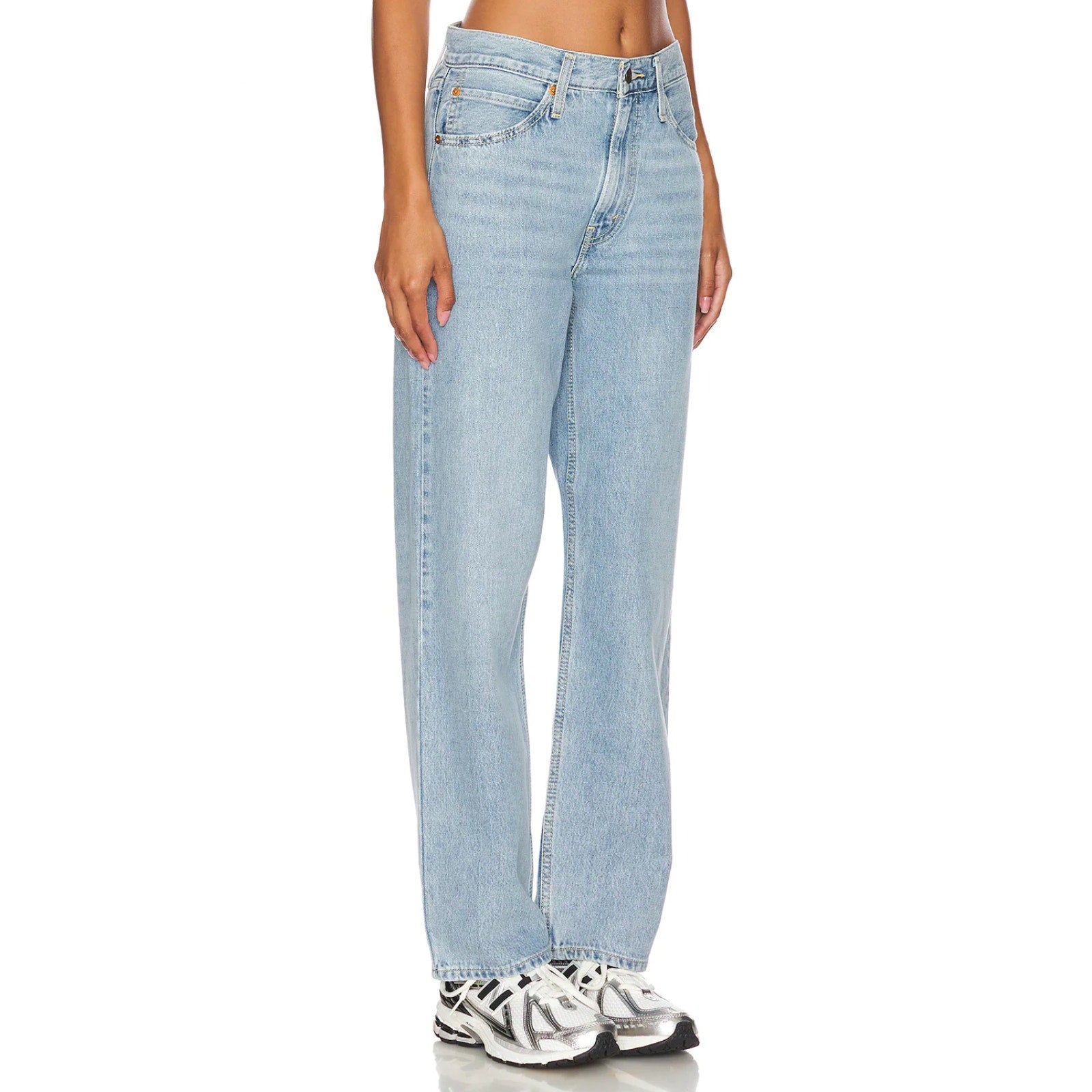 LEVI'S Womens Dad Straight Jeans 28x30 Size 6 Far And Wide Light 79770-0019 NWT