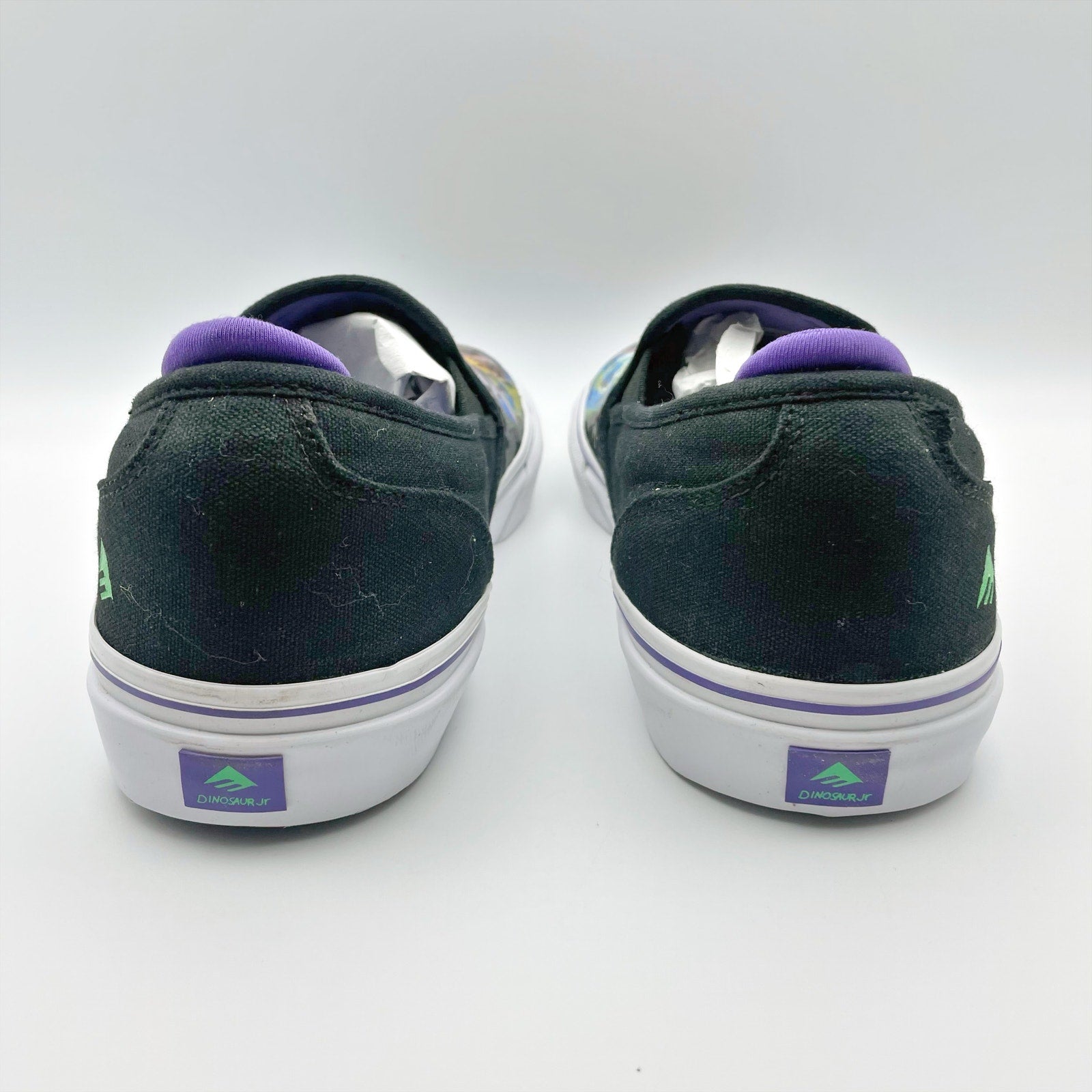 Emerica Mens Wino Slip-On x Dinosaur Jr. Shoes US 8 EU 41 Black Multicolor NIB