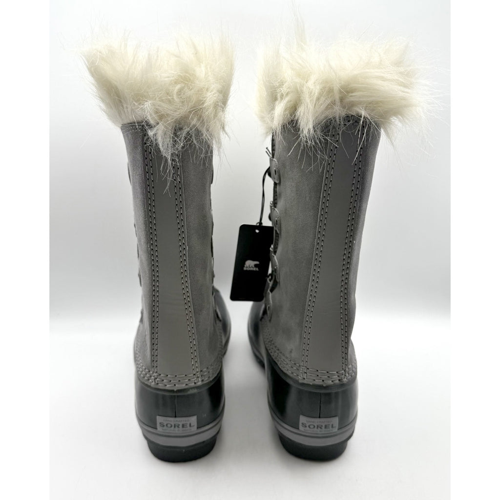 Sorel Kids Joan of Arc Duck Boots US 6 EU 38 Gray Brown Waterproof Snow NIB