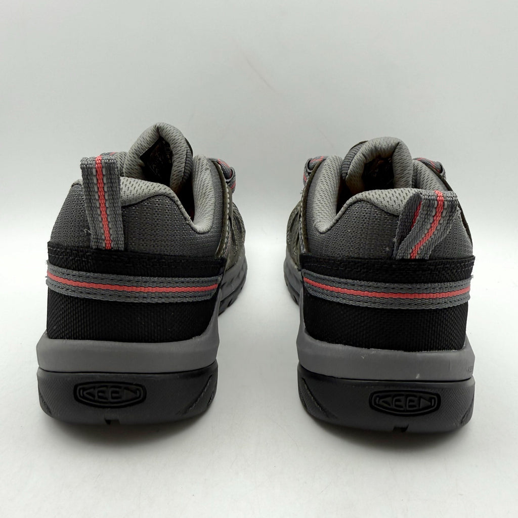 Keen Womens Flint II Steel Toe Work Sneakers Size 5 WIDE Grey Leather NIB