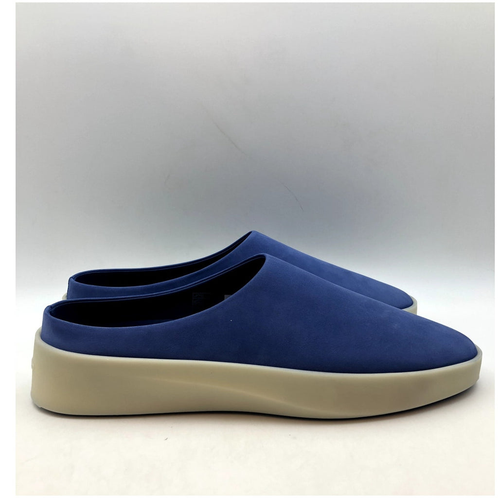 Wolf & Shepherd Womens Cruise Mule Slip On Shoes SIZE 6 Blue White Leather NIB