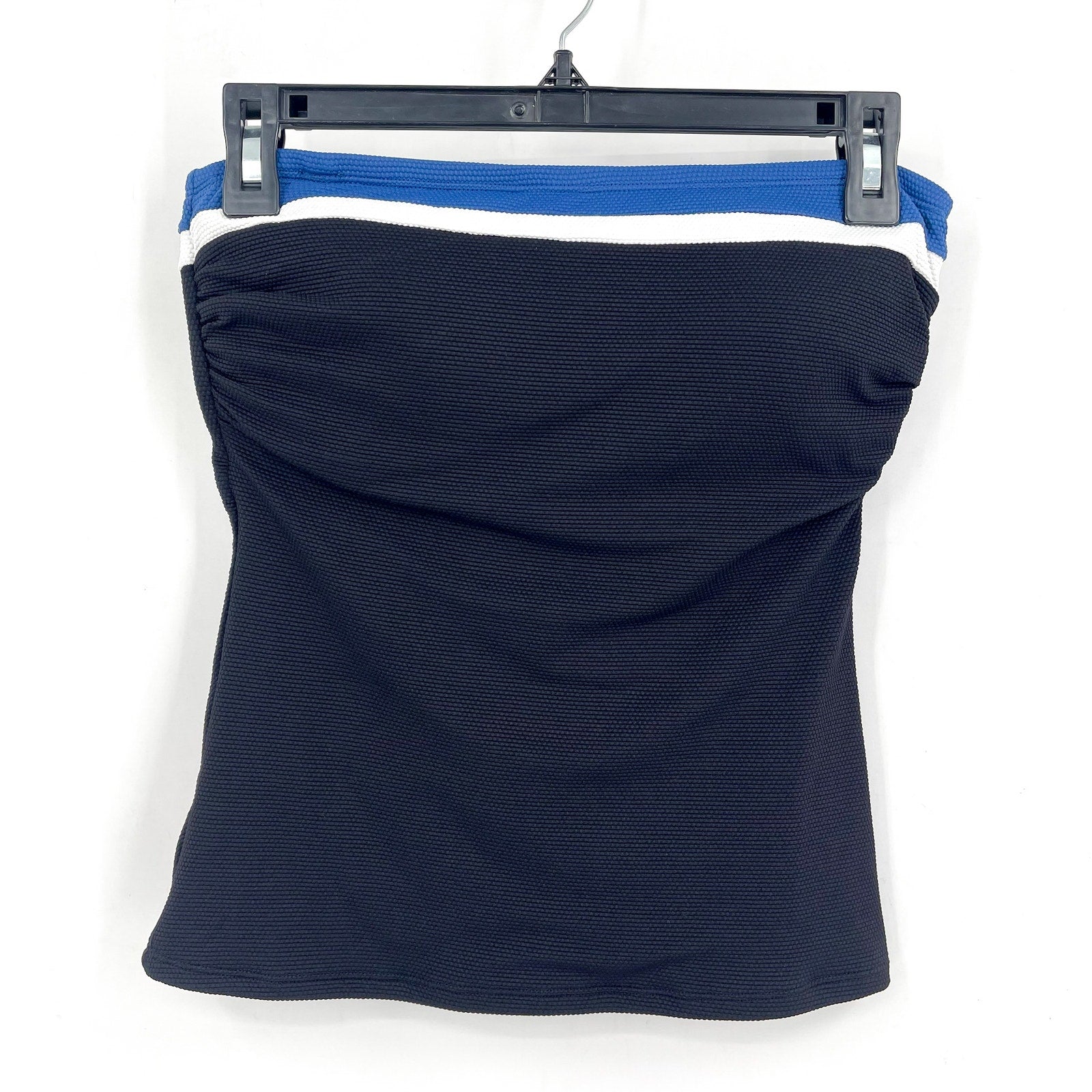 TOMMY BAHAMA Island Cays Bandini Tankini Swim Top Small Blue Indigo Tide NWT