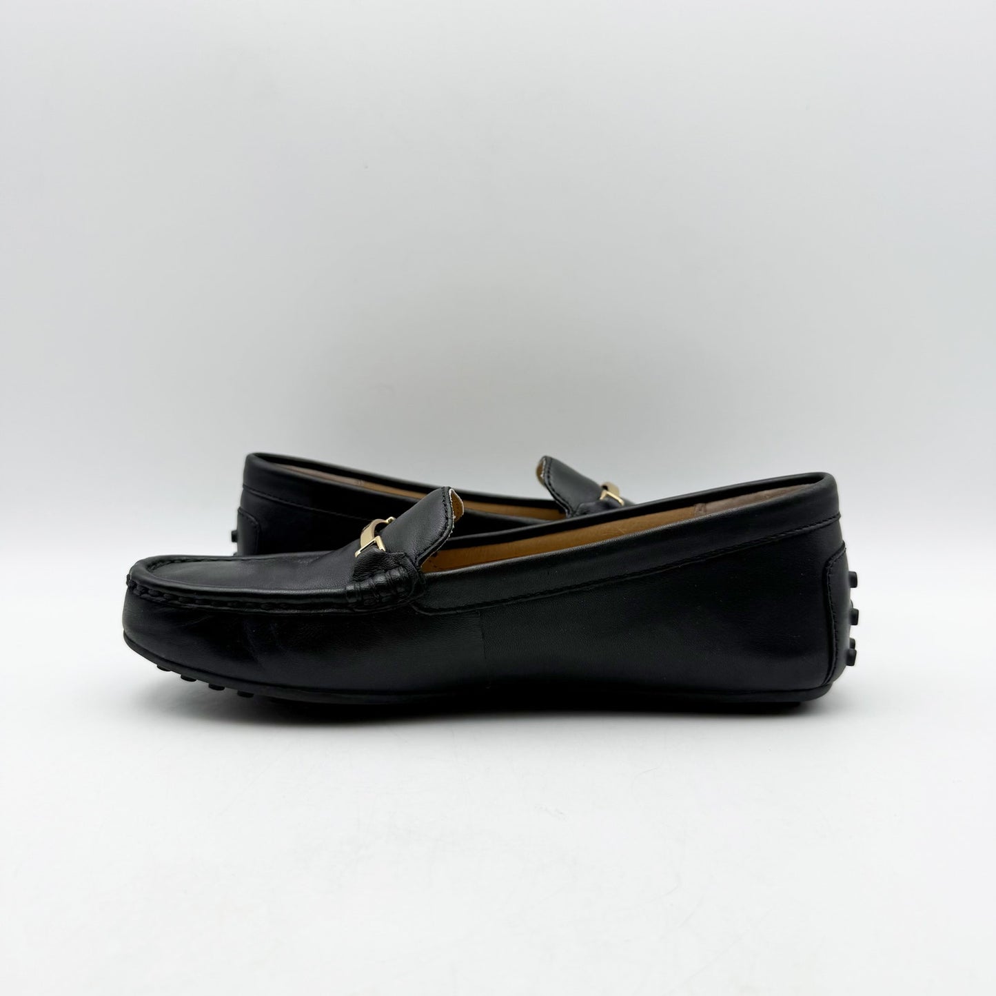 Lauren Ralph Lauren Womens Briony Driving Loafers US 5 Black Leather