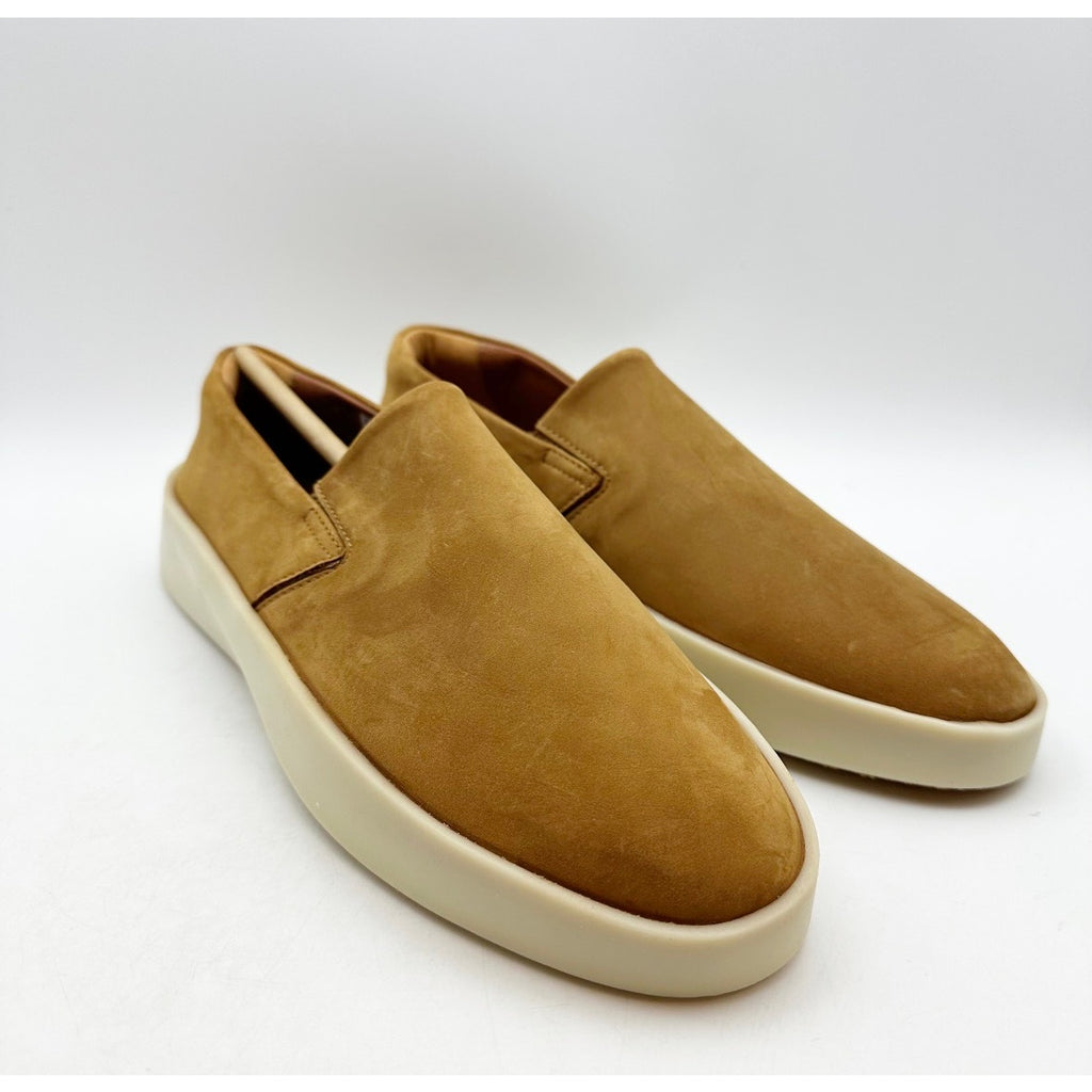 Wolf & Shepherd Cruise Slip On Shoes Men 7.5 Women 9 Brown Sandstorm Vanilla NIB