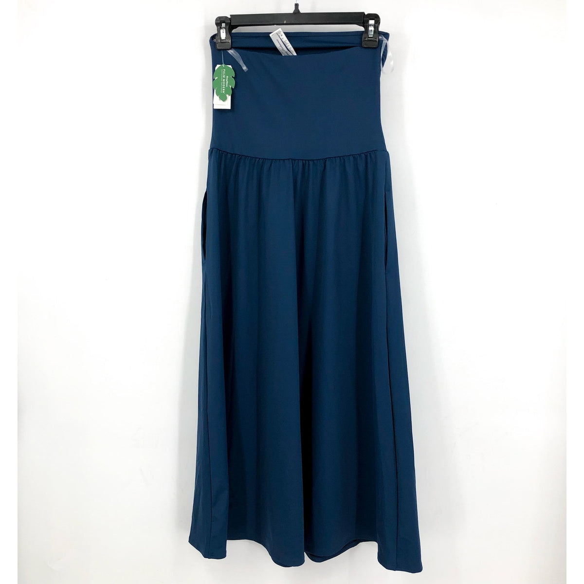 TOMMY BAHAMA Women's Bandeau Dress XS Blue Midnight Sea Strapless NWT