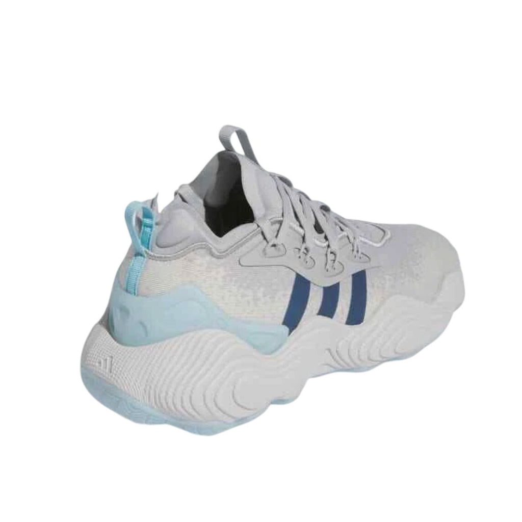 Adidas Mens Trae Young 3 Basketball Shoes US 8 White Grey Athletic Sneakers NWOB