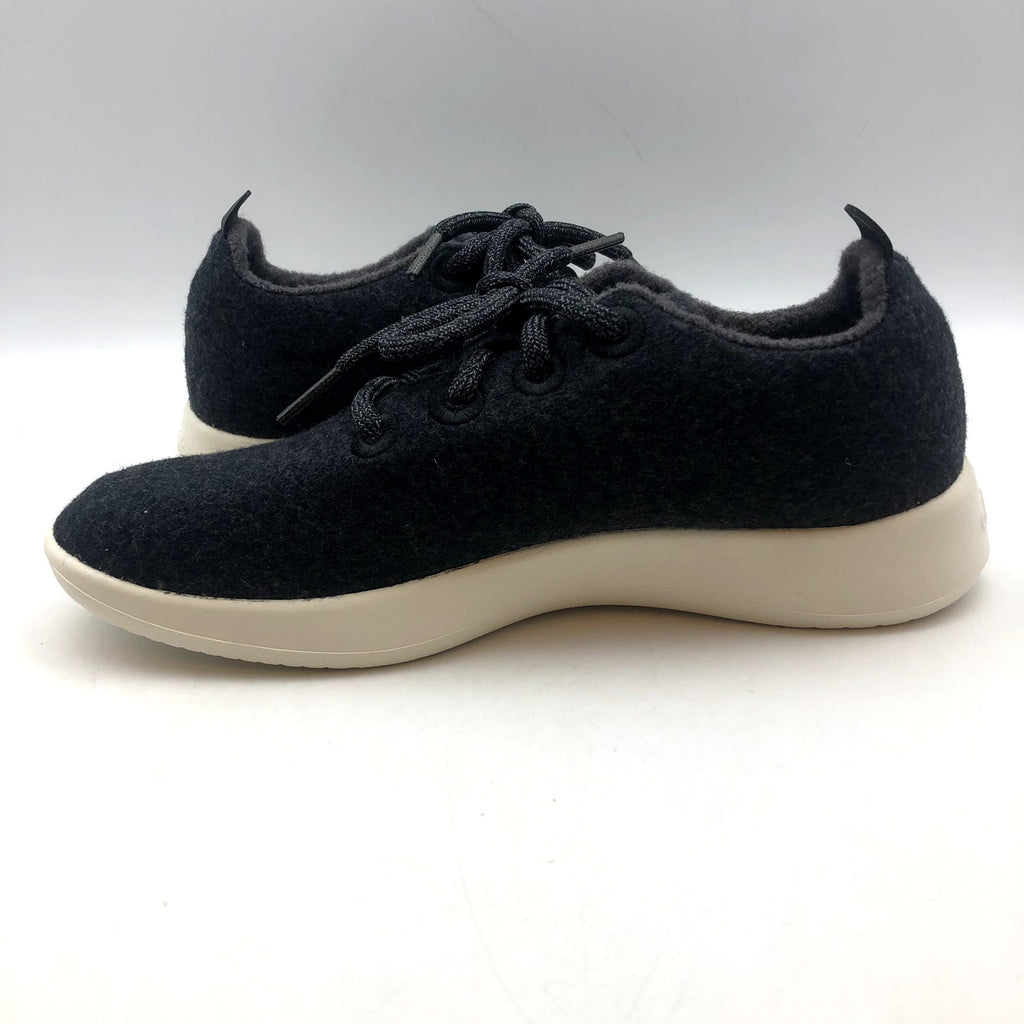 AllBirds Women's Tuke Jo Casual Sneakers Size 6 Black Merino Wool Runners NIB