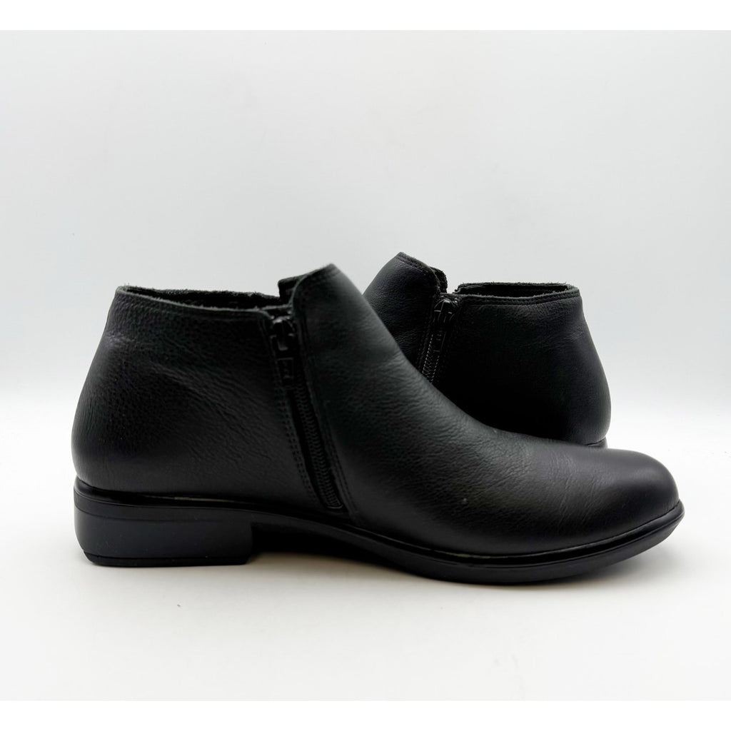 Naot Womens Helm Ankle Boots EU 41 US 10 Black Water-Resistant Leather NIB