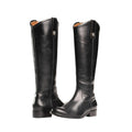 FRYE Womens Melissa Riding Boots US 6 Black Leather Button Inside Zip Tall NIB