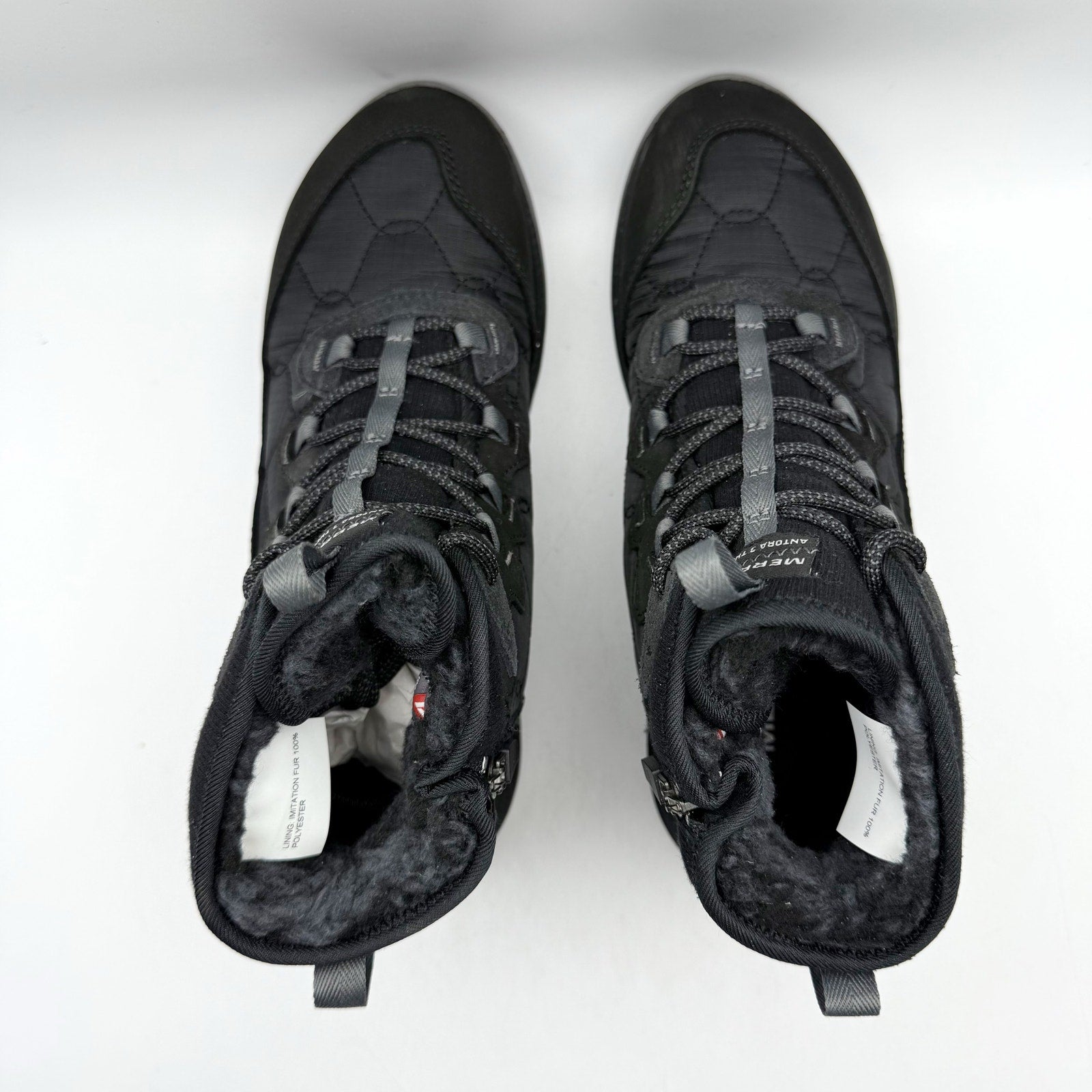 Merrell Womens Antora 3 Thermo Mid Boots US 8 M Black Waterproof Winter NIB