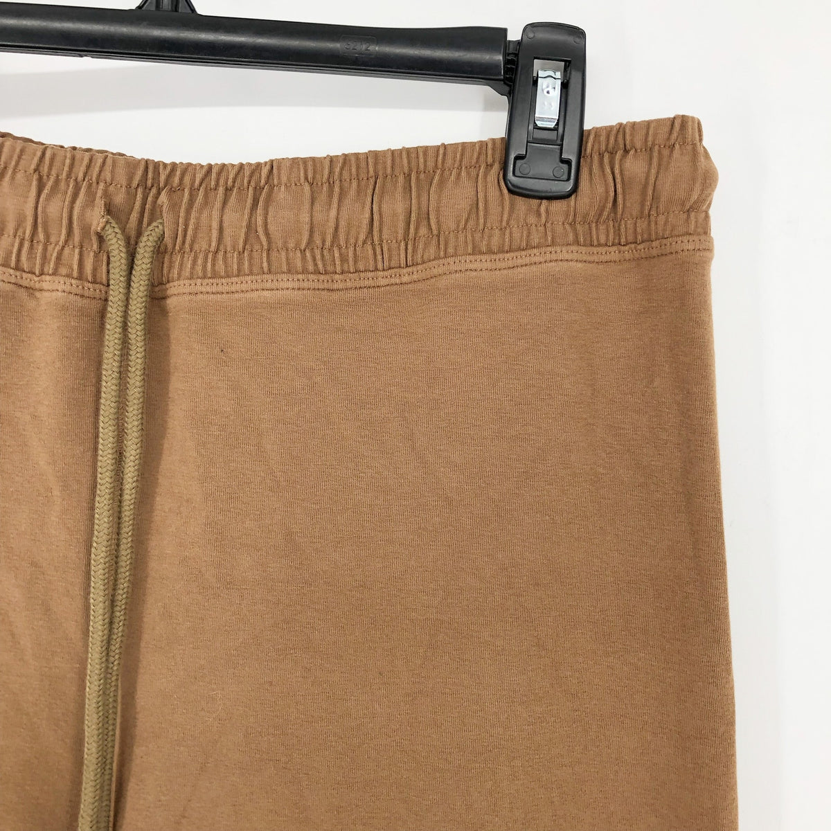 GOOD AMERICAN Essential Tie-Waist Leggings 3XL Tan Sepia Cotton Jersey NWT