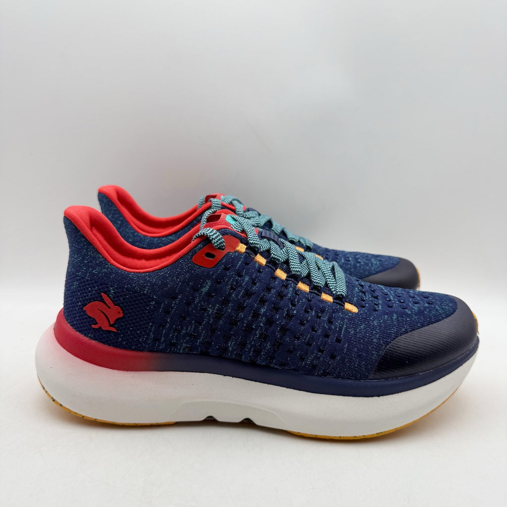 Rabbit Womens Dream Chaser Running Shoes US 9 Blue Red Athletic Sneakers NIB