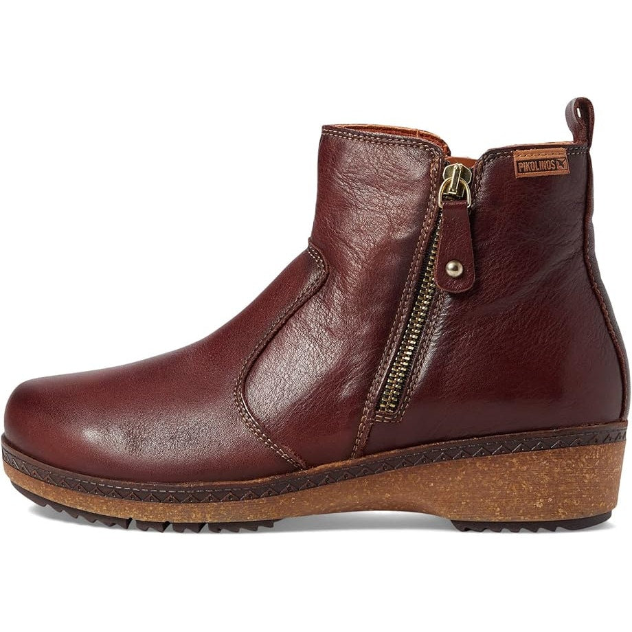 PIKOLINOS Womens W0W-8988 Granada Ankle Boots EU 36 US 6 Brown Leather NIB