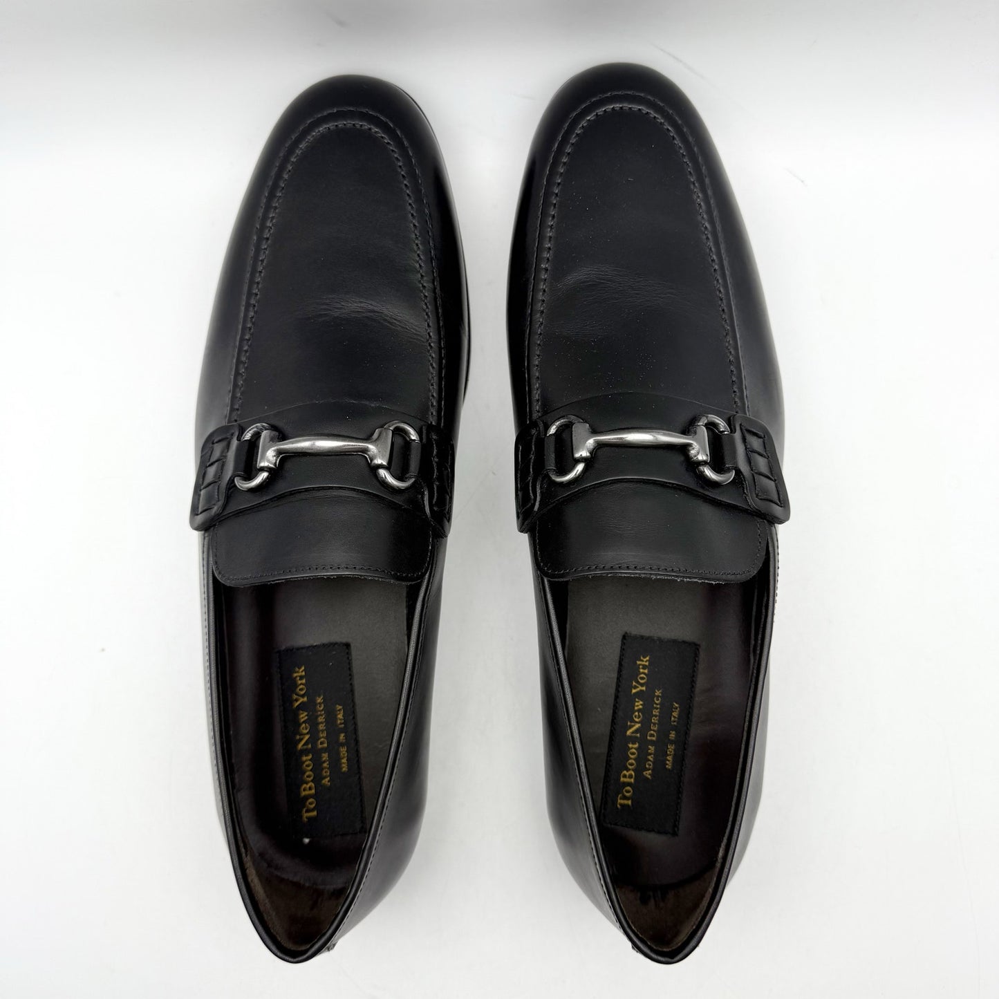To Boot New York Mens Agostino Bit Loafer US 11.5 M EU 44.5 Black Leather NIB