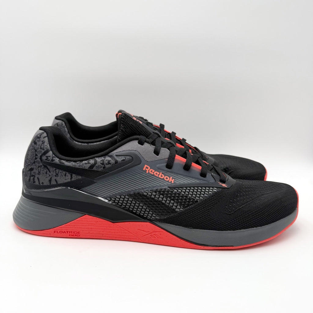 Reebok Mens Nano X4 Training Sneakers US 14 EU 48.5 Black Orange Athletic NWOB