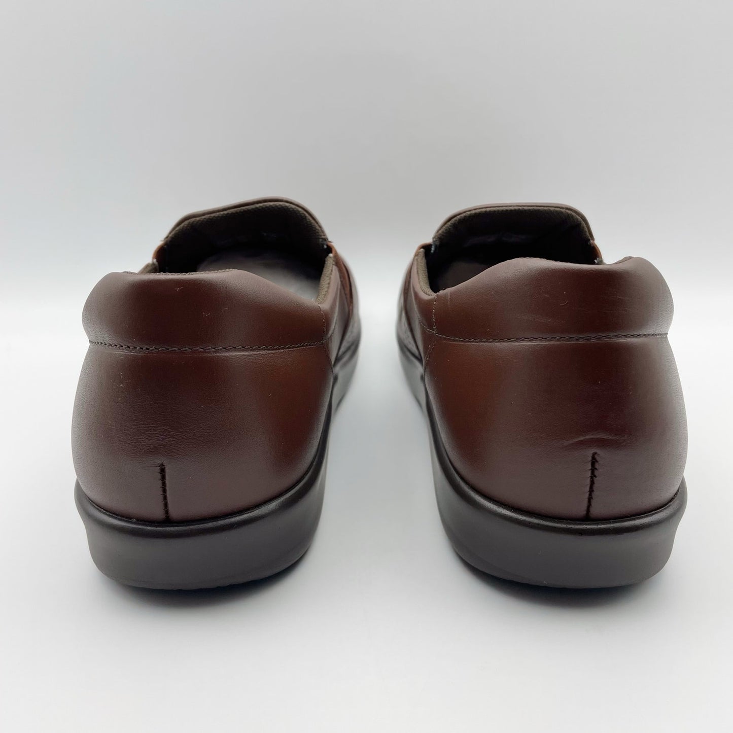 SAS Women's Viva Slip On Comfort Loafer US 7.5 WIDE EU 38 Brown Leather