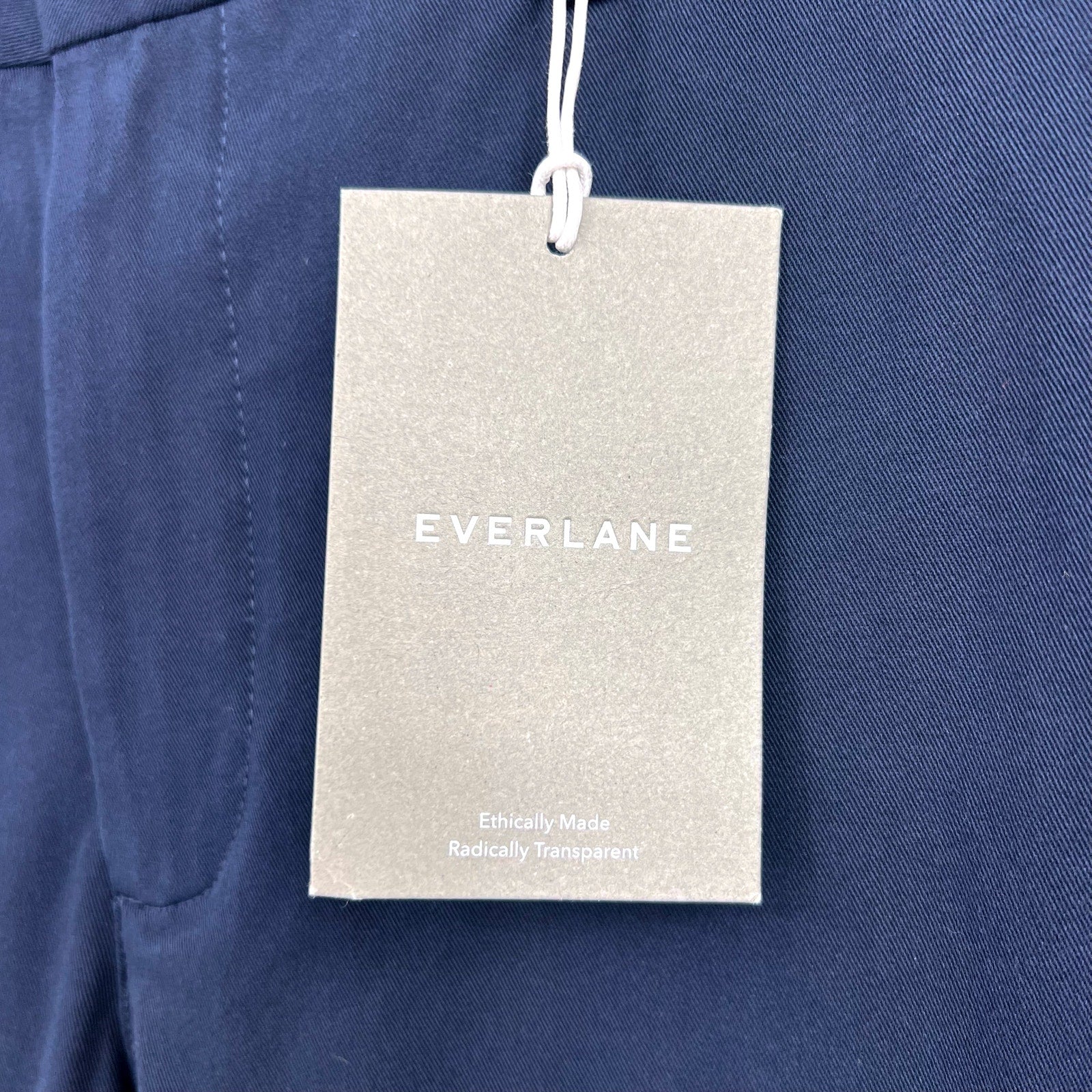 EVERLANE Men's The Performance Chino Pants 30x28 Navy Blue Modern Fit NWT
