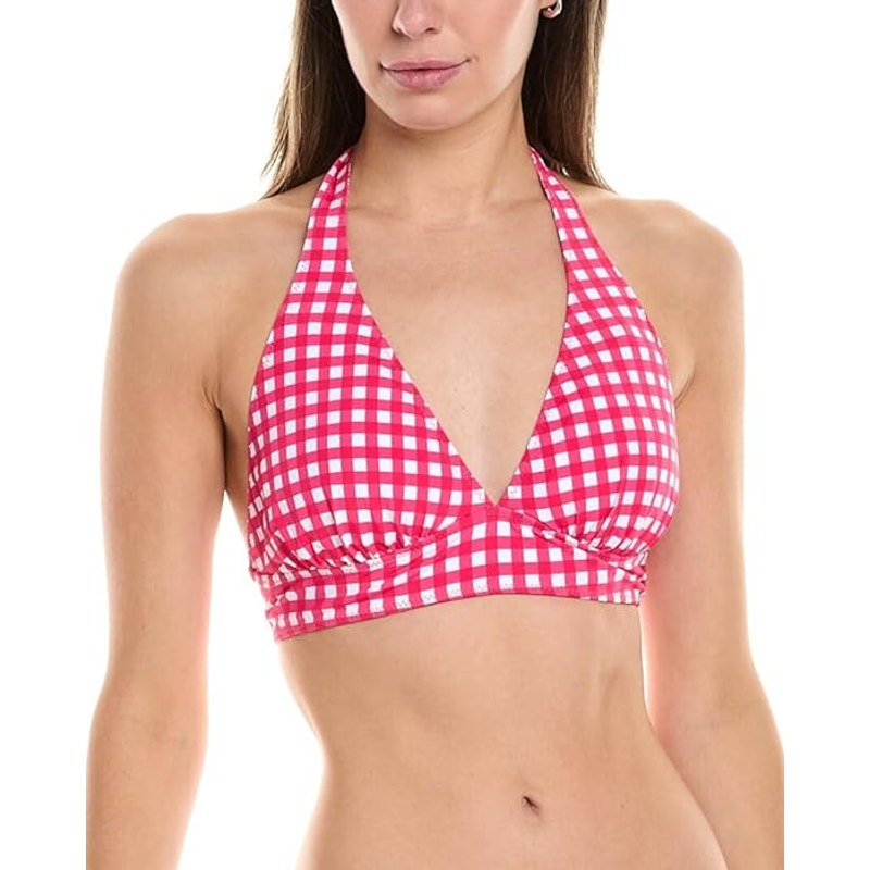 TOMMY BAHAMA Summer Floral Reversible Halter Swim Top Medium Passion Pink NWT