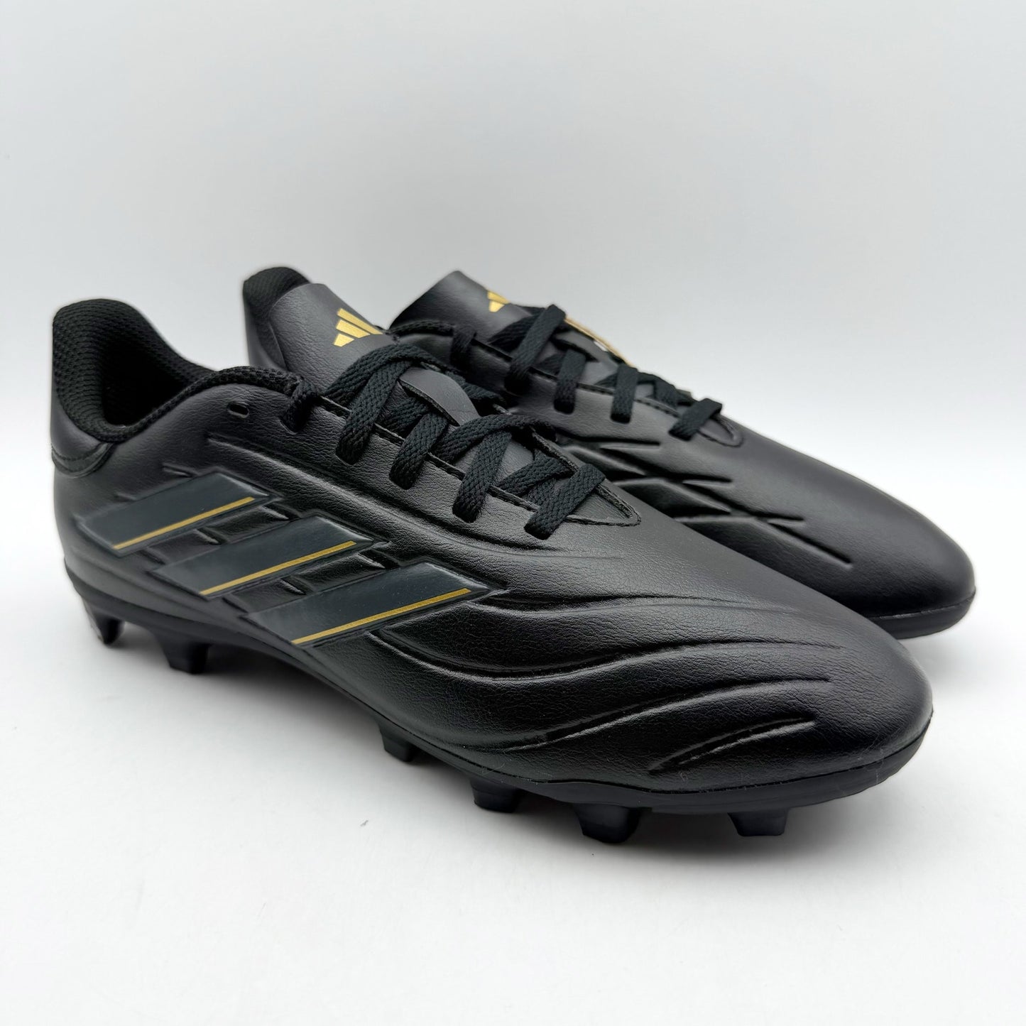 Adidas Kids Copa Pure II Club Football Cleats US 6 Black Gold Athletic NIB
