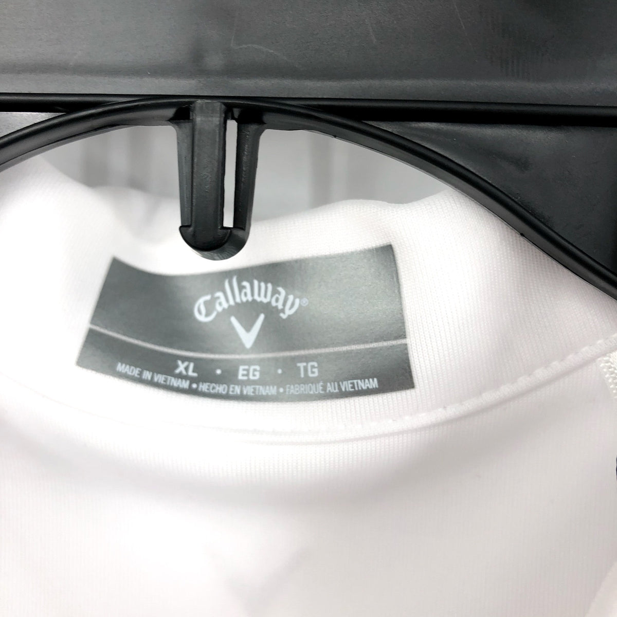 CALLAWAY Quarter Zip Short Sleeve Heather Golf Polo Shirt XL Brillant White NWT
