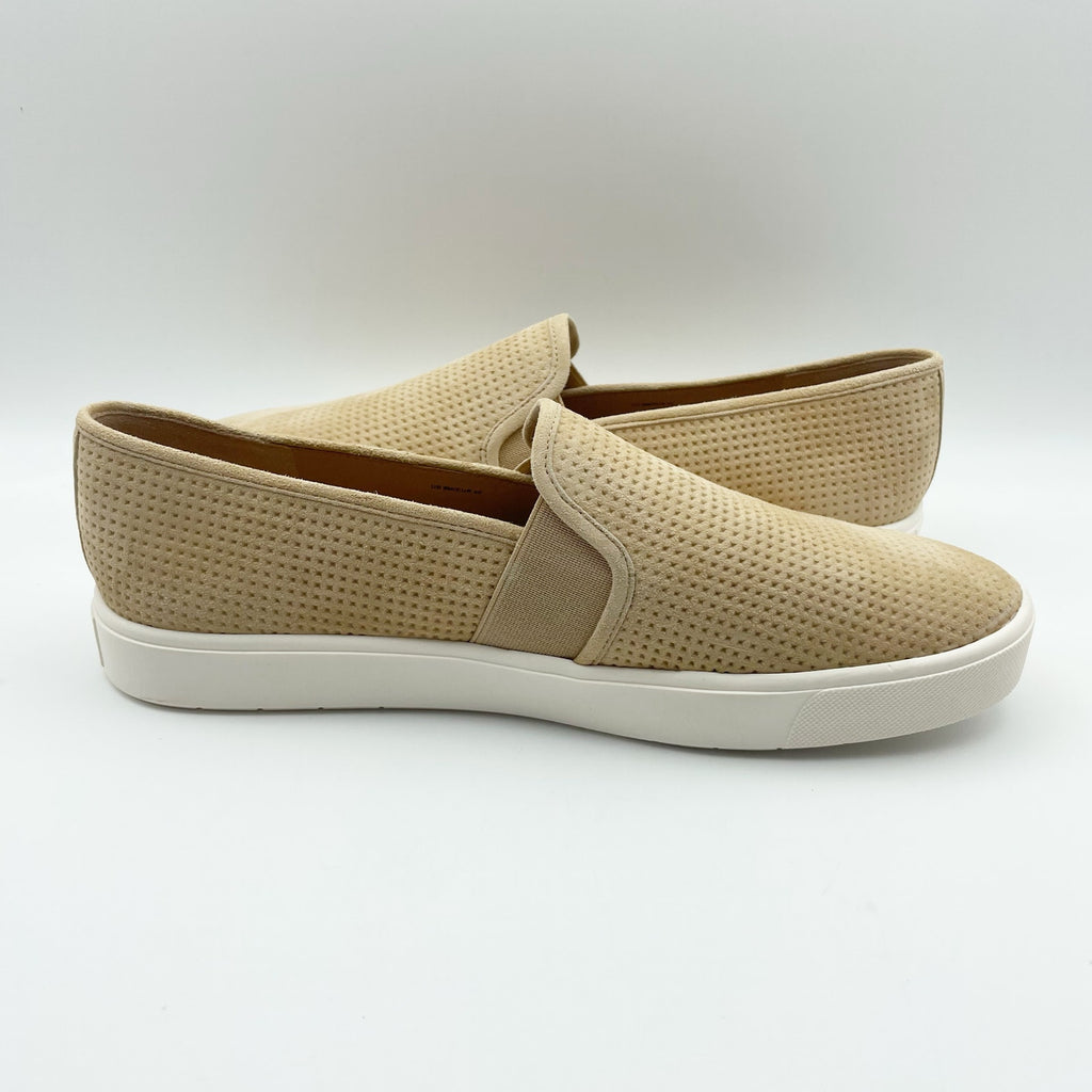 Vince Womens Blair Flats US 9 M EU 40 Tan Suede Slip on Casual Sneaker NIB