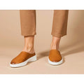 WOLF & SHEPHERD Cruise Mule Slip On Shoes Mens 8 Womens 10 Honey Brown NIB