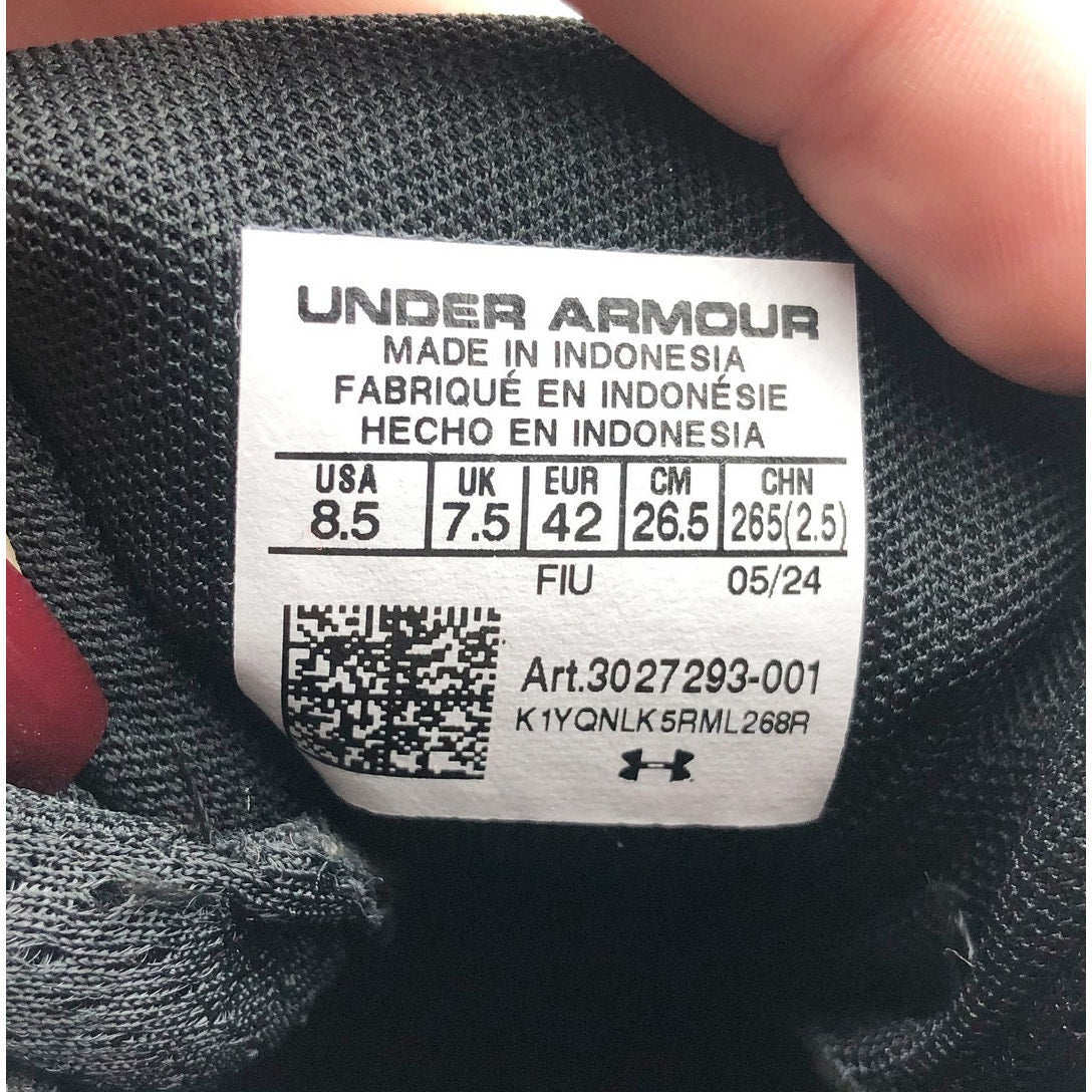 Under Armour Spotlight Franchise RM 4.0 Football Cleats 8.5 Black White NWOB