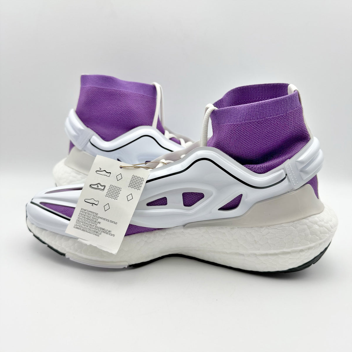 Adidas Stella McCartney Womens Ultraboost 22 Elevated Sneaker Size 9.5 White Purple